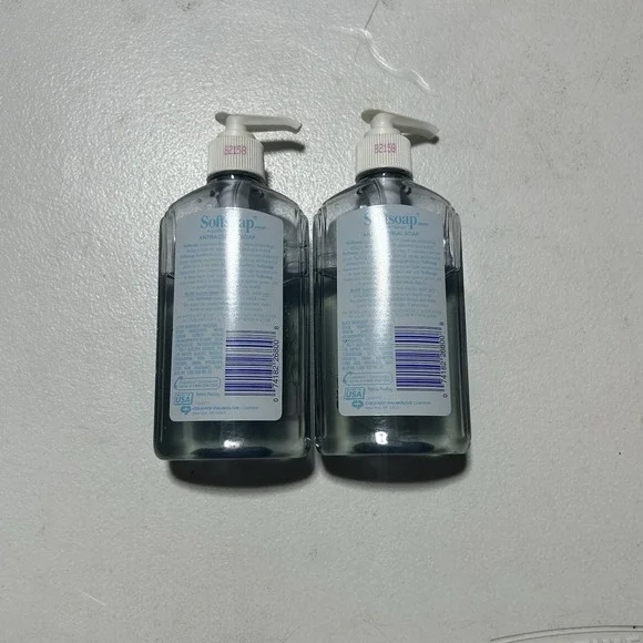 Set Of 2 SoftSoap AQUARIUM SERIES Turtle Dolphin Hand Dispenser Vintage 7.5oz Hand Soap